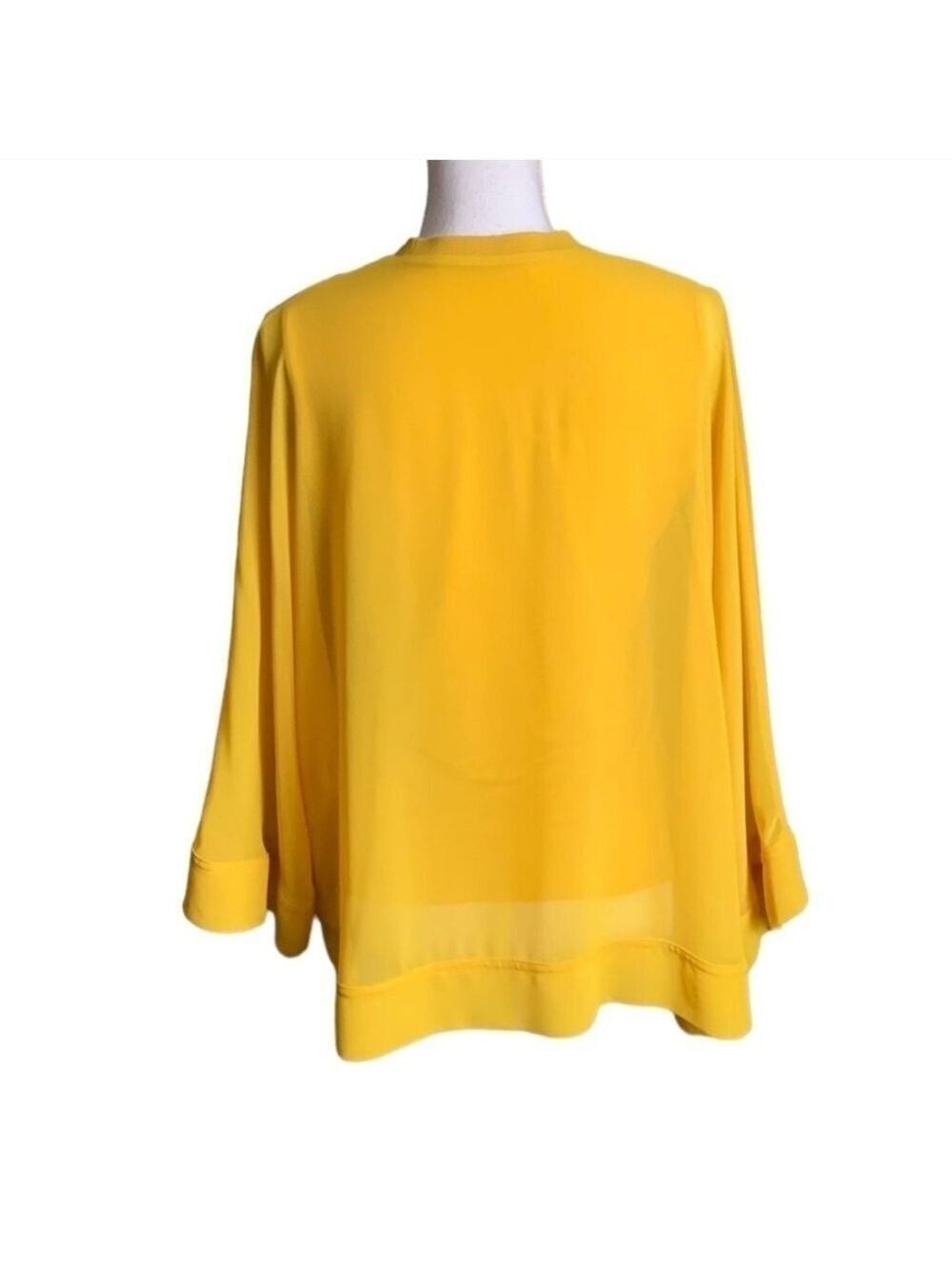 Elegant Yellow Women's Top - Picture 5 of 9
